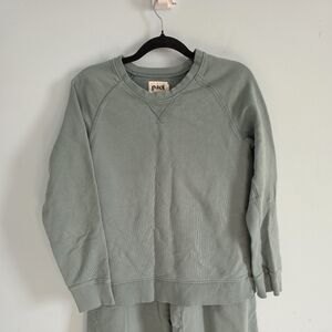 Pact Organic Cotton Casual Crewneck Sweatshirt Size Large